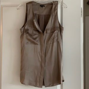 Silk theory tank blouse